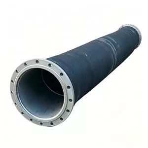 Flexibele rubberen flensslang met grote diameter
