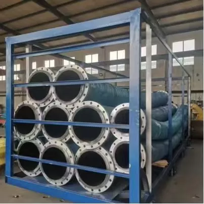 Flexibele rubberen flensslang met grote diameter