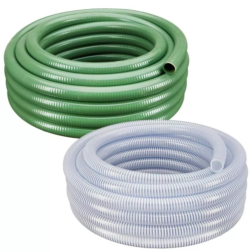 Flexibele wateraanzuigslang met grote diameter
