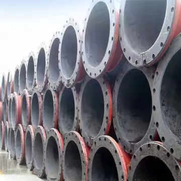 Robuuste rubberen flensslang met grote diameter