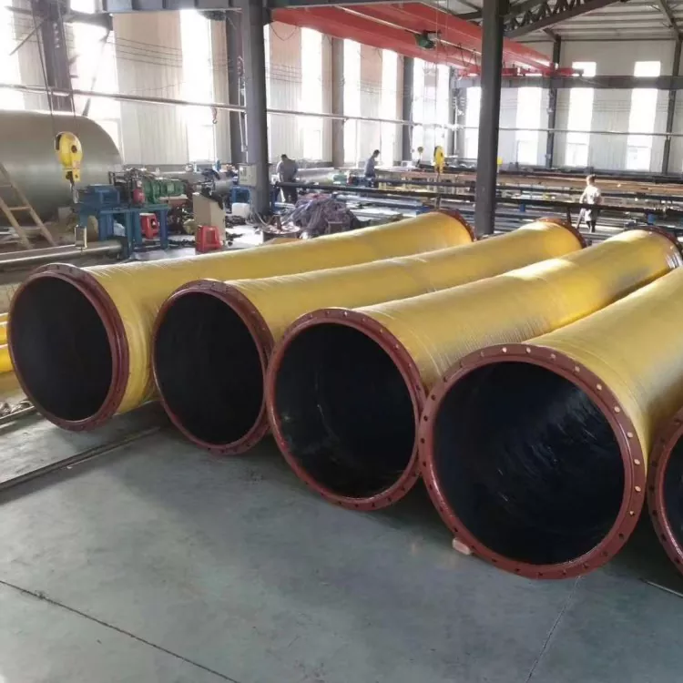 Robuuste rubberen flensslang met grote diameter Robuuste rubberen flensslang met grote diameter