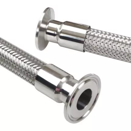 Staaldraad gevlochten metalen slang